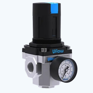Druckminderer für Luft - PD-R series - UFLOW AUTOMATION - einstufig / Messing / Stahl