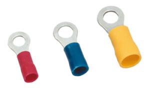 Lötfreier Kabelschuh / Ring - B100S series - MECATRACTION - rohrförmig / isoliert / Kupfer