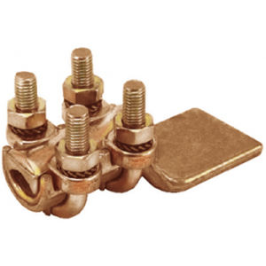 Lötfreier Kabelschuh / mechanische Spannung - 2BC series - MECATRACTION - flach / ohne elektrische Isoliereigenschaften / Kupfer