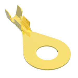 Lötfreier Kabelschuh / Ring - 00701P - 00709NP series - MECATRACTION - flach / ohne elektrische Isoliereigenschaften / Kupfer