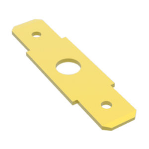 Flacher Lötkabelschuh - 012xxV/DV/NV series - MECATRACTION - ohne elektrische Isoliereigenschaften / Messing