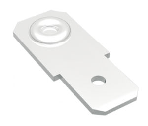 Flacher Lötkabelschuh - MECATRACTION - ohne elektrische Isoliereigenschaften / Kupferstahl