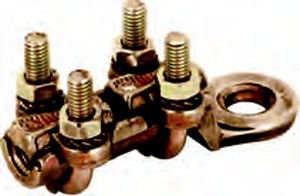 Lötfreier Kabelschuh / mechanische Spannung - 2BR series  - MECATRACTION - flach / ohne elektrische Isoliereigenschaften / Kupfer