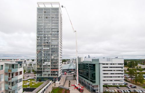 Hebebühnenspinne auf Raupen - HLA series - Bronto Skylift Oy Ab - elektrisch / Diesel