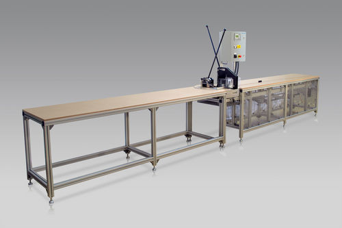 Cutter-Schneidemaschine - Metzner Maschinenbau GmbH - für DIN-Schiene / PLC-gesteuert / drehbar