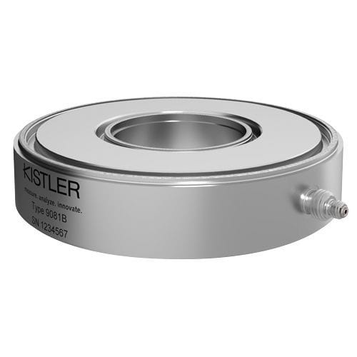 Piezoelektrischer Kraftsensor - 9081B - Kistler - Zug- und Druckkraft / Ring / einachsig
