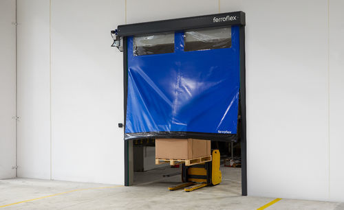 Rollladen mit Elektromotor - PUERTAS FERROFLEX SL - Roll / automatisch / Zugang