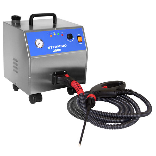 Elektrischer Dampfreiniger - STEAMBIO 2000 - IBL Specifik - mobil / Edelstahl / Trockendampf