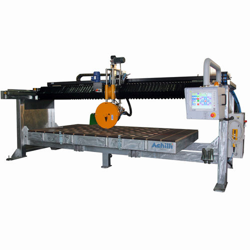 CNC-Brückensäge - MBS TS - Achilli s.r.l. - 4-Achs / 3 Achsen / für Stein