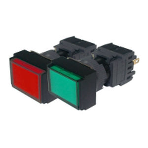 Pilzkopf-Drucktaster - 41 series - Werner Electric GmbH - rechteckig / elektromechanisch / Schnapp