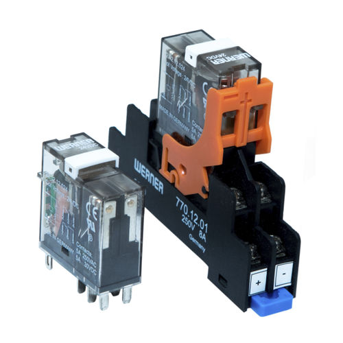 Elektromechanisches Relais / 24 VDC - 22 Series - Werner Electric GmbH - 12 VDC / 110 V DC / 110 V AC