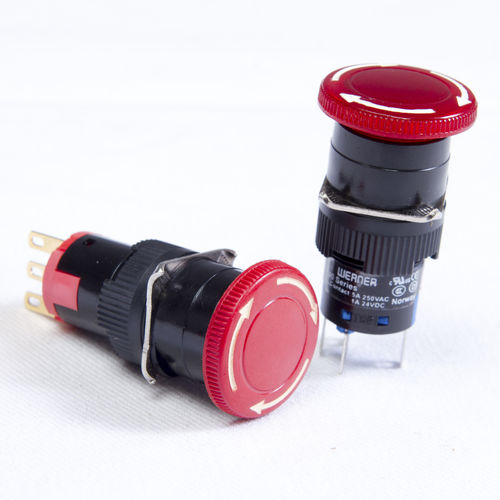 Notausschalter-Drucktaster - 40 Series  - Werner Electric GmbH - IP65 / IP40 / rund