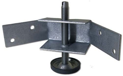 Fuß für Möbel - SW-RACS-8A - S&W Manufacturing - Stahl / Nivellier / Gelenk