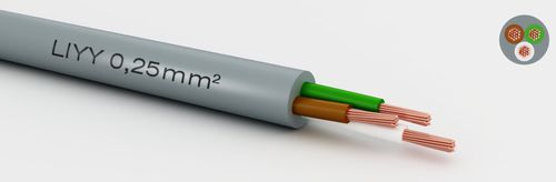 Versorgungs-Stromkabel - 601250211 - MediKabel GmbH - DIN / isoliert / mehrstrangig