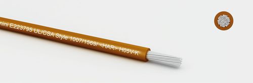 Einzelader-Leitung / Kupfer - 174050 - MediKabel GmbH - PVC / UL / CSA