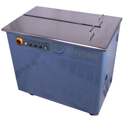 Halbautomatische Umreifungsmaschine - BASIC+ - Linder GmbH - für Karton / vertikal