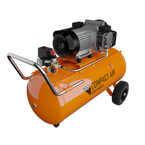 Kolbenkompressor - C330/100 - GENTILIN SRL - Luft / mit Elektromotor / auf Rollen