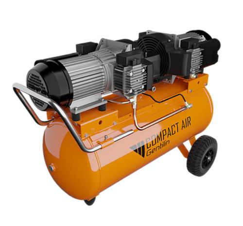 Kolbenkompressor - C660/100 - GENTILIN SRL - Luft / mit Elektromotor / auf Rollen
