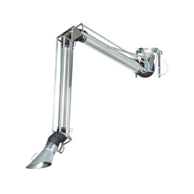 Wandmontierter Absaugarm - EPU series - Airbravo Srl - elastisch / starr / Rauch