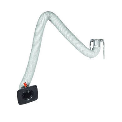 Wandmontierter Absaugarm - EK series - Airbravo Srl - elastisch / Ansaug / Schweißrauch