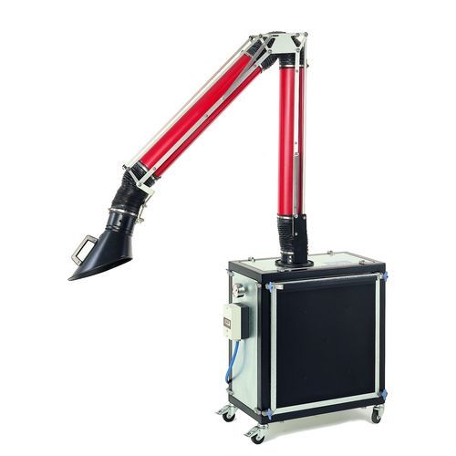 Mobile Rauchabzugsanlage - D - Airbravo Srl - für Industrieanwendungen / Trockenfilter / mit Absaugarm