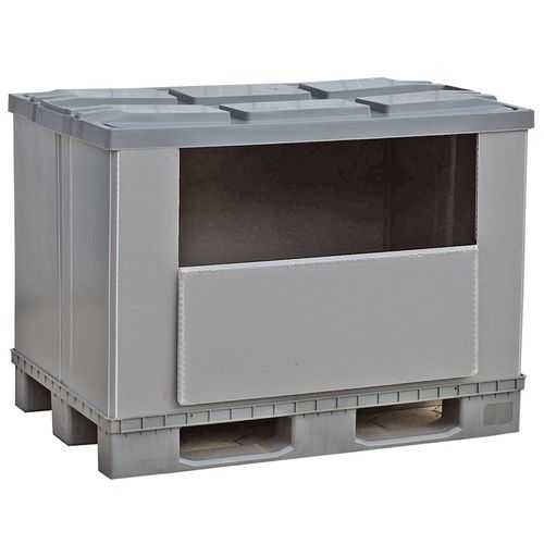 Kunststoff-Palettenbox - PAN.e70.F - ZAMKO - Lager / Transport / für Materialumschlag