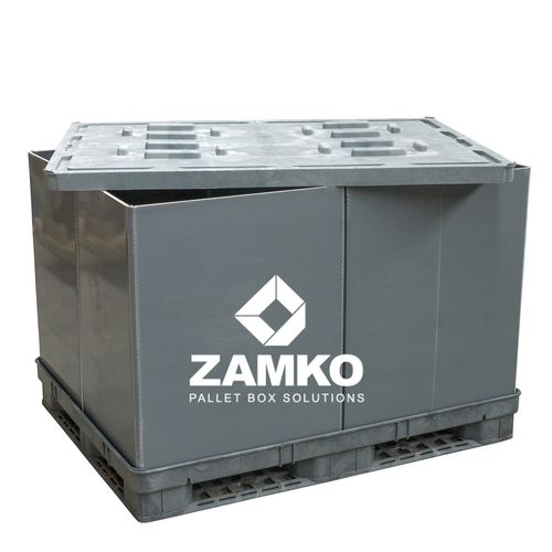 PP-Palettenbox - PAG.m83 - ZAMKO - Lager / Schwertransport / für Materialumschlag