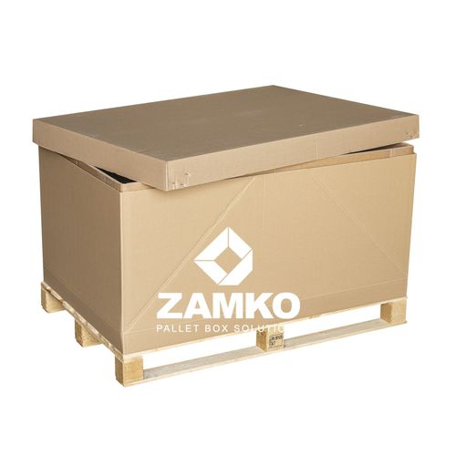 Karton-Palettenbox - KLN.e80 - ZAMKO - Lager / Schwertransport / für Materialumschlag