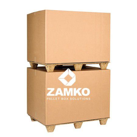 Karton-Palettenbox - KAN.e80 - ZAMKO - Transport / leichtgewichtig / zum Einmalgebrauch