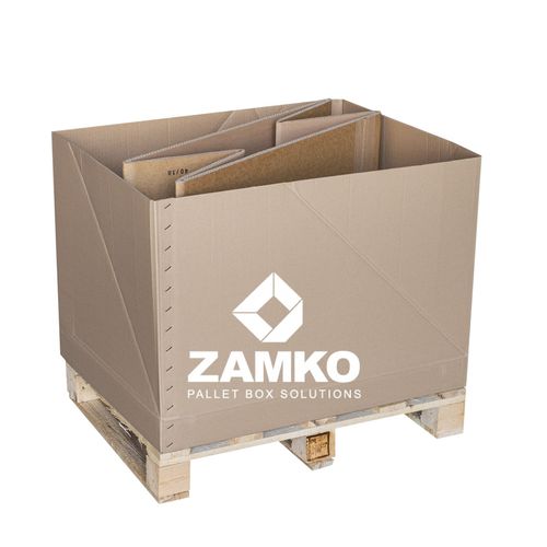 Karton-Palettenbox - KLN.d60 - ZAMKO - Transport / Industrie / für Schüttgut