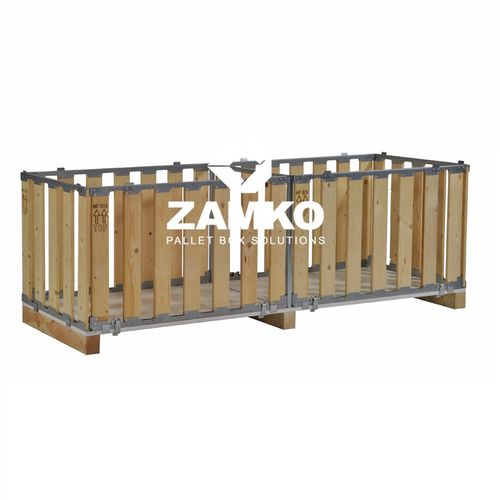 Holzpalettenbox - MPB.g80 - ZAMKO - Lager / Transport / stapelbar
