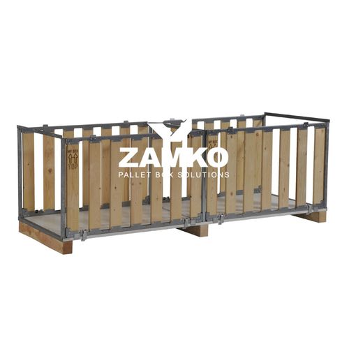 Holzpalettenbox - MPB.f70.W2 - ZAMKO - Lager / Transport / wiederverwendbar