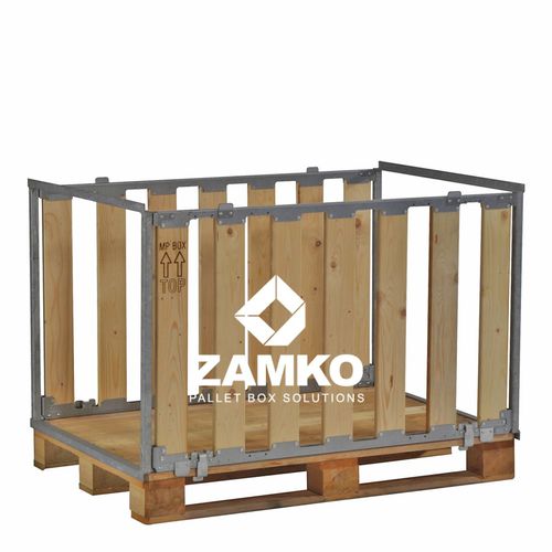 Holzpalettenbox - MPB.e70.W2 - ZAMKO - Lager / Schwertransport / wiederverwendbar