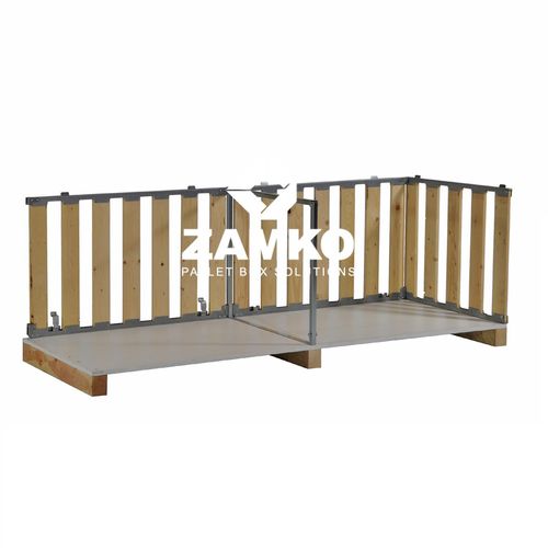 Holzpalettenbox - MPB.f70.W - ZAMKO - Lager / Transport / zusammenklappbar
