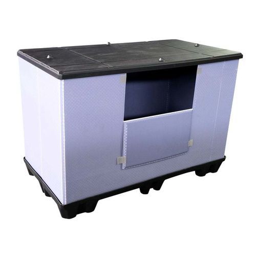 Kunststoff-Palettenbox - P1508.900.300 - ZAMKO - HDPE / PP / Transport
