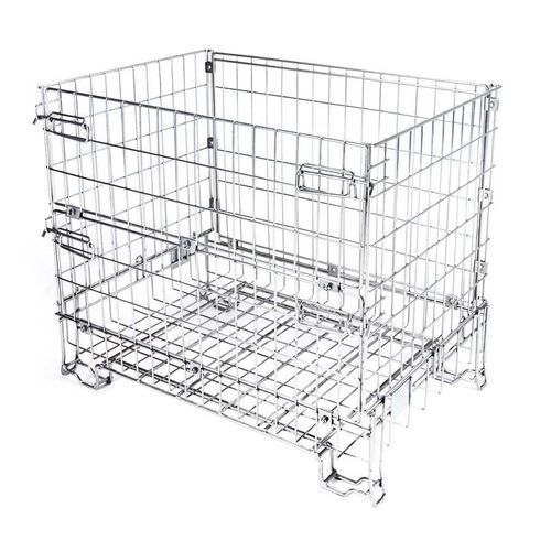 Maschendraht-Palettenbox - S1210.1200 - ZAMKO - Transport / für Materialumschlag / Lager