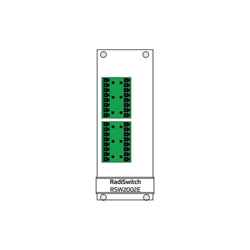 Mehrpoliger Umschalter - RadiSwitch 2x SP6T, RSW2002E) - Raditeq B.V. - RF