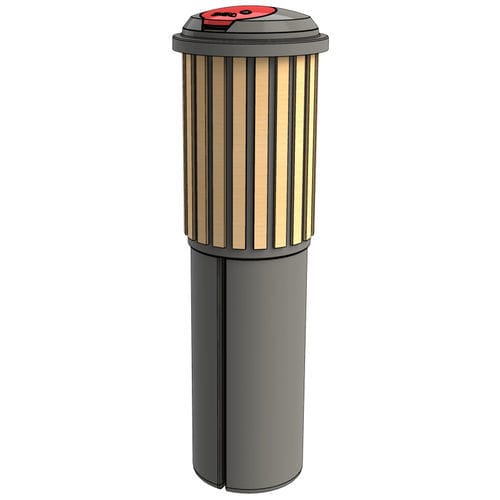 Kunststoff-Abfallbehälter - ZBin 300 - Zweva Rotomoulding NV - erdverlegt / für städtische Produkte / mit Deckel