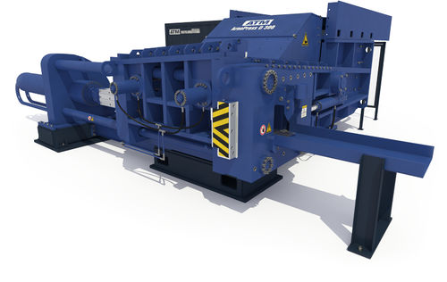 Ballenpresse für Stahlschrott - ArnoPress D series  - ATM Recyclingsystems GmbH - horizontal / mit oberer Öffnung / Kanal