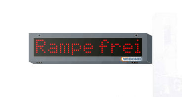 Alphanumerisches Display - WIBOND Informationssysteme GmbH - Punktmatrix / 10 mm Abstand / PROFIBUS