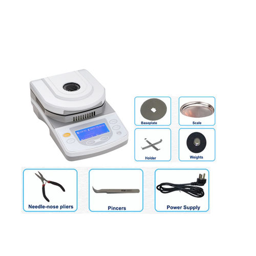 Feuchtegehalt-Messwaage / Labor - MA-100A-1 - U-Therm International (H.K.) Limited - mit LCD-Display / Benchtop / Präzision