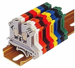 Klemmenblock auf DIN-Schiene - U series - Elmex Controls Pvt. Ltd. - Schraubanschluss