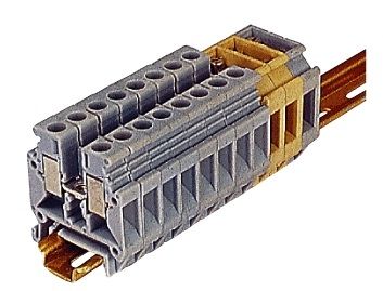 Klemmenblock auf DIN-Schiene - Elmex Controls Pvt. Ltd. - Push-in / Mikro