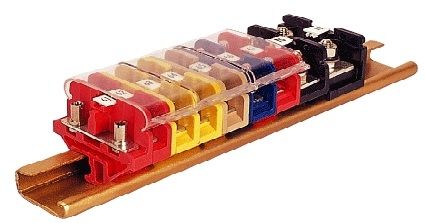 Klemmenblock auf DIN-Schiene - C series - Elmex Controls Pvt. Ltd. - Bolzen