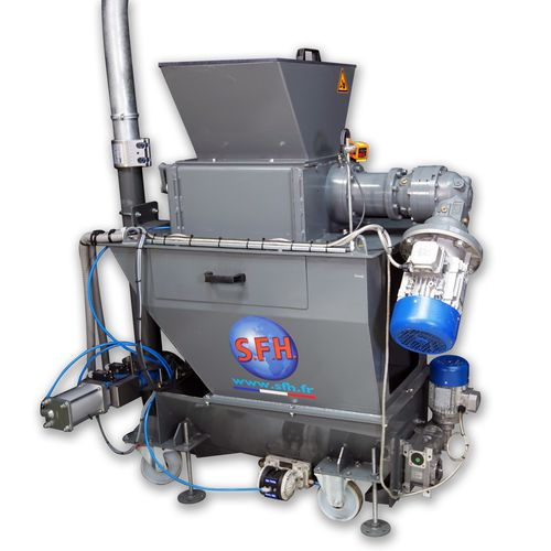 Absauganlage mit Elektromotor - station de captage copeaux  - SFH - stationär