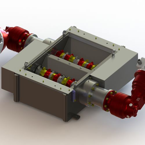 Zweiwellenschredder - SFH-400 EPE - SFH - für Späne / Metall