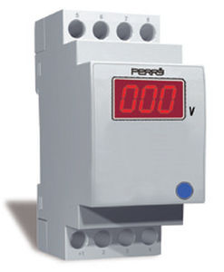 Digitales Voltmeter - PERRY ELECTRIC - für DIN-Schiene / AC