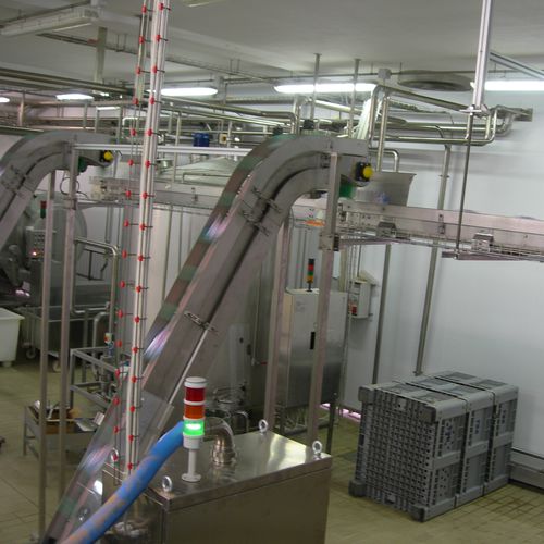 Bandförderer - M.H. Material Handling S.p.A - Steil / schräg / modular