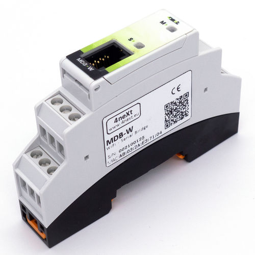 Wandler / Seriell zu WLAN - MDB-W - 4neXt - Protokoll / RS-485 zu WLAN / RS-232 zu WLAN