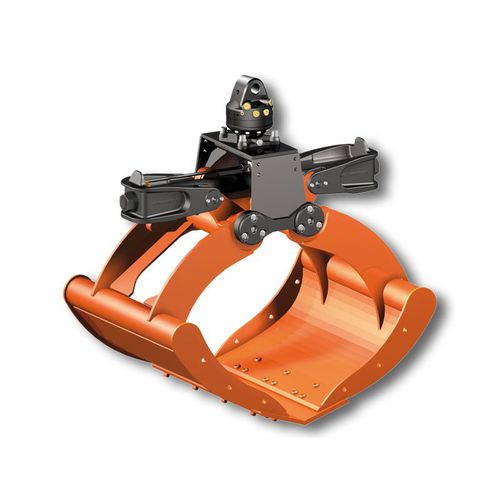 Hydraulischer Zweischalengreifer - KM 60xU HPX series - KINSHOFER - für Schüttgüter